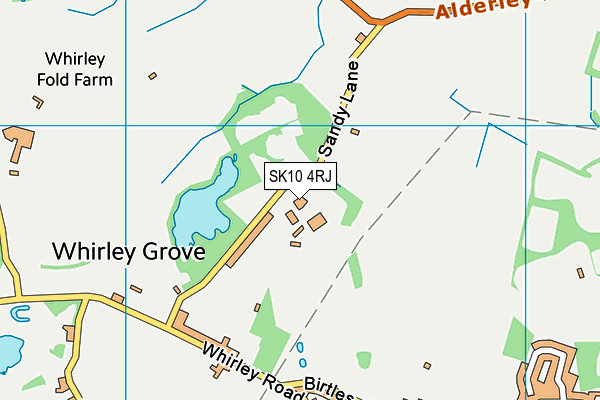 SK10 4RJ map - OS VectorMap District (Ordnance Survey)