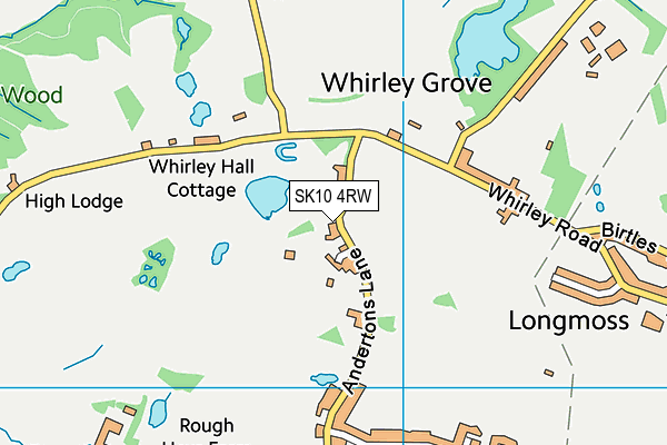 SK10 4RW map - OS VectorMap District (Ordnance Survey) SK10 4RW map - OS VectorMap District (Ordnance Survey)