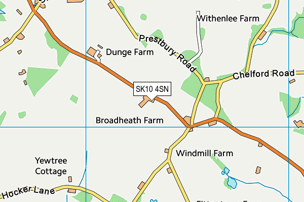 SK10 4SN map - OS VectorMap District (Ordnance Survey)