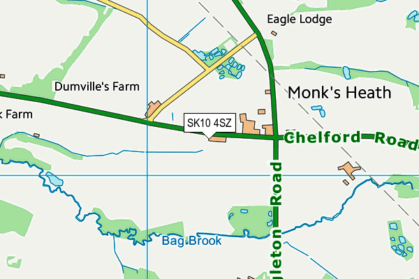 SK10 4SZ map - OS VectorMap District (Ordnance Survey)