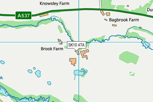 SK10 4TA map - OS VectorMap District (Ordnance Survey)