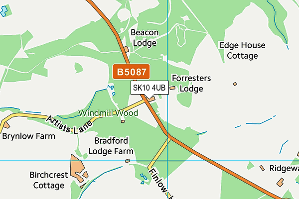 SK10 4UB map - OS VectorMap District (Ordnance Survey) SK10 4UB map - OS VectorMap District (Ordnance Survey)