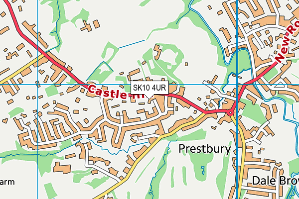 SK10 4UR map - OS VectorMap District (Ordnance Survey)