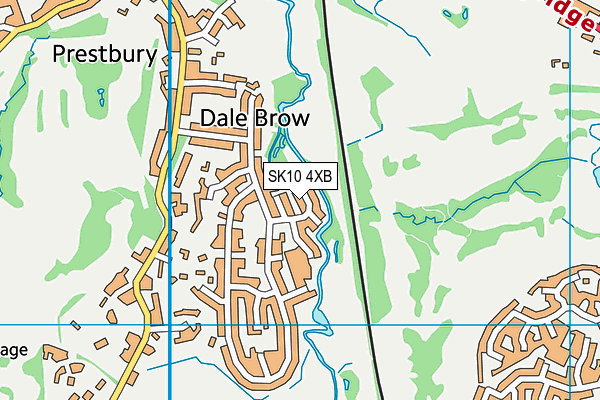 SK10 4XB map - OS VectorMap District (Ordnance Survey) SK10 4XB map - OS VectorMap District (Ordnance Survey)