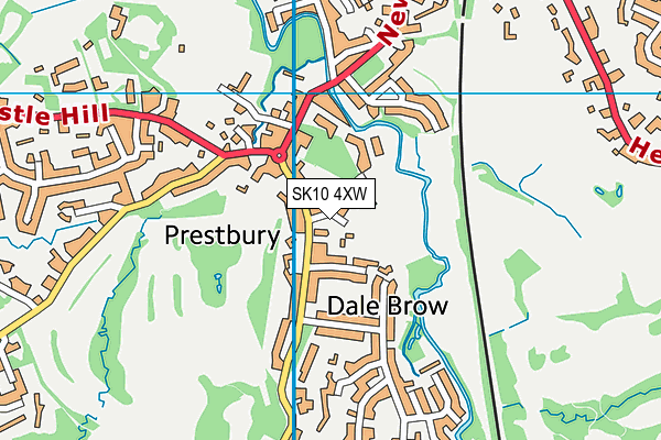 SK10 4XW map - OS VectorMap District (Ordnance Survey) SK10 4XW map - OS VectorMap District (Ordnance Survey)