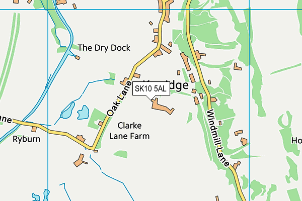 SK10 5AL map - OS VectorMap District (Ordnance Survey) SK10 5AL map - OS VectorMap District (Ordnance Survey)