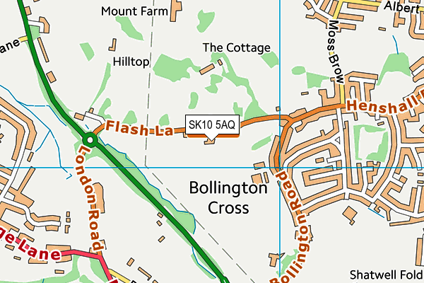 SK10 5AQ map - OS VectorMap District (Ordnance Survey)