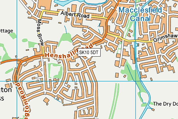 SK10 5DT map - OS VectorMap District (Ordnance Survey) SK10 5DT map - OS VectorMap District (Ordnance Survey)