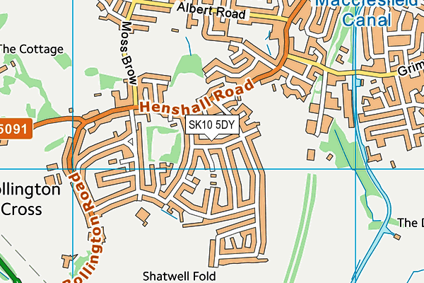 SK10 5DY map - OS VectorMap District (Ordnance Survey) SK10 5DY map - OS VectorMap District (Ordnance Survey)