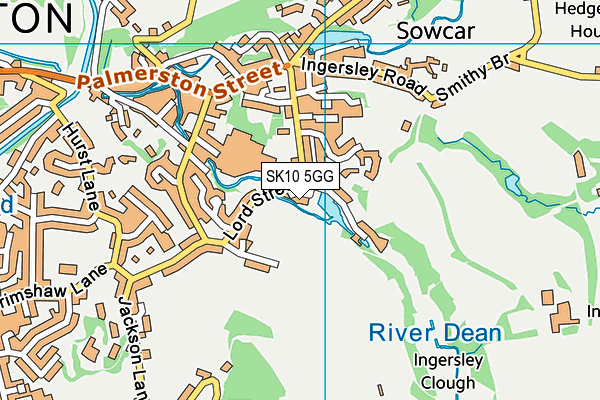 SK10 5GG map - OS VectorMap District (Ordnance Survey) SK10 5GG map - OS VectorMap District (Ordnance Survey)