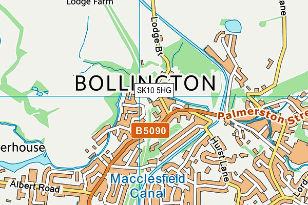 SK10 5HG map - OS VectorMap District (Ordnance Survey) SK10 5HG map - OS VectorMap District (Ordnance Survey)
