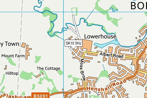 SK10 5HJ map - OS VectorMap District (Ordnance Survey) SK10 5HJ map - OS VectorMap District (Ordnance Survey)