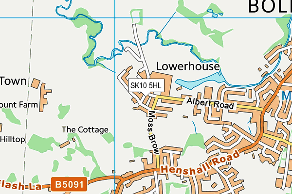 SK10 5HL map - OS VectorMap District (Ordnance Survey) SK10 5HL map - OS VectorMap District (Ordnance Survey)