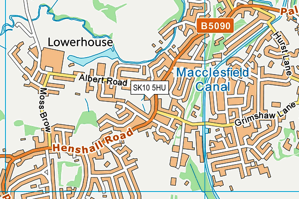 SK10 5HU map - OS VectorMap District (Ordnance Survey) SK10 5HU map - OS VectorMap District (Ordnance Survey)