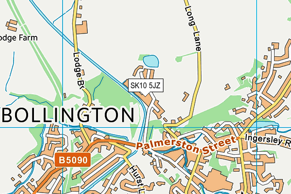 SK10 5JZ map - OS VectorMap District (Ordnance Survey)