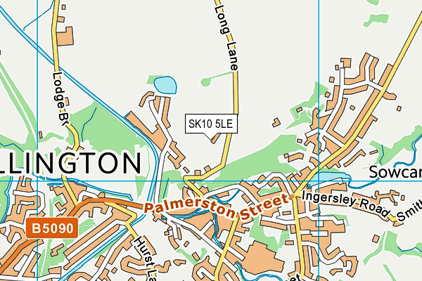 SK10 5LE map - OS VectorMap District (Ordnance Survey)