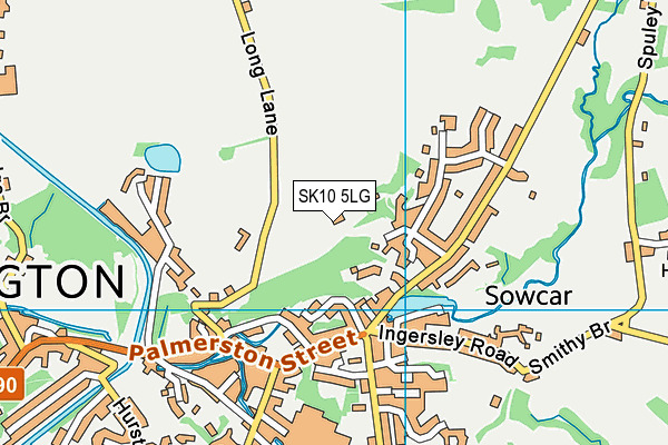 SK10 5LG map - OS VectorMap District (Ordnance Survey) SK10 5LG map - OS VectorMap District (Ordnance Survey)
