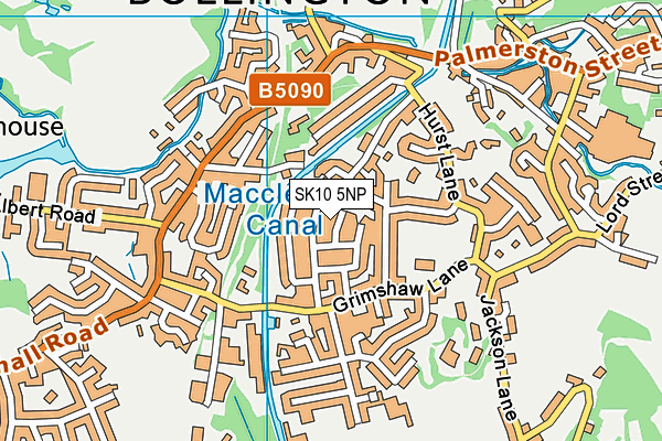 SK10 5NP map - OS VectorMap District (Ordnance Survey) SK10 5NP map - OS VectorMap District (Ordnance Survey)