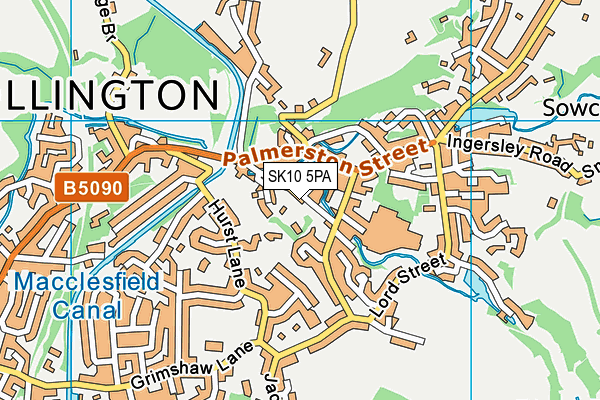 SK10 5PA map - OS VectorMap District (Ordnance Survey) SK10 5PA map - OS VectorMap District (Ordnance Survey)