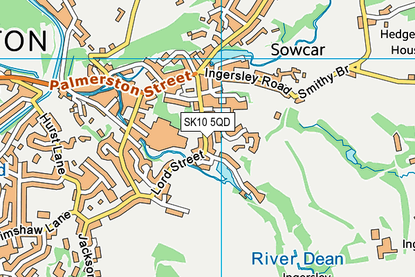 SK10 5QD map - OS VectorMap District (Ordnance Survey) SK10 5QD map - OS VectorMap District (Ordnance Survey)