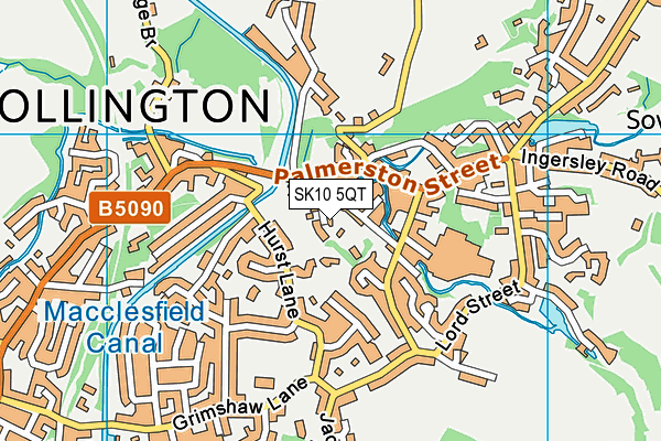 SK10 5QT map - OS VectorMap District (Ordnance Survey) SK10 5QT map - OS VectorMap District (Ordnance Survey)