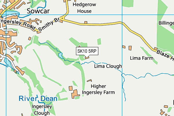 SK10 5RP map - OS VectorMap District (Ordnance Survey)
