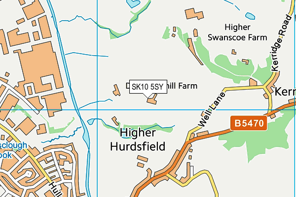 SK10 5SY map - OS VectorMap District (Ordnance Survey) SK10 5SY map - OS VectorMap District (Ordnance Survey)