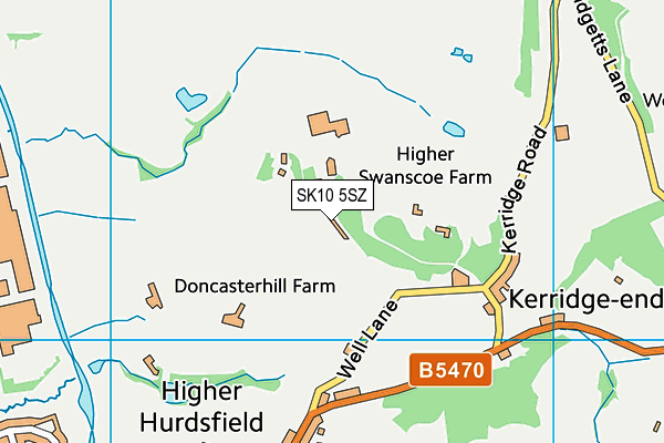 SK10 5SZ map - OS VectorMap District (Ordnance Survey)