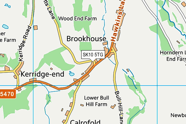 SK10 5TG map - OS VectorMap District (Ordnance Survey) SK10 5TG map - OS VectorMap District (Ordnance Survey)