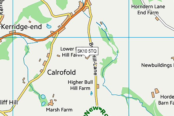 SK10 5TQ map - OS VectorMap District (Ordnance Survey)