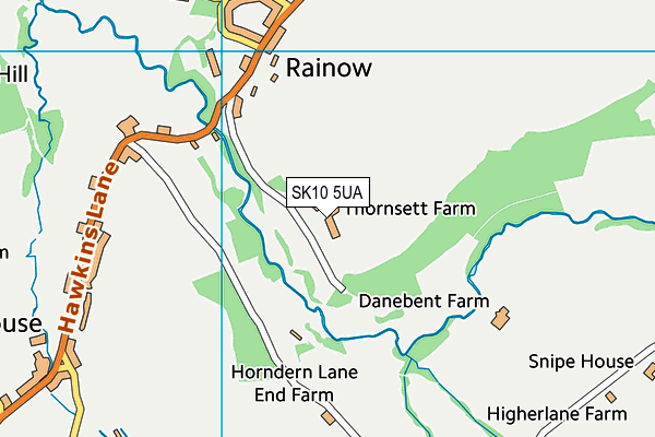SK10 5UA map - OS VectorMap District (Ordnance Survey)
