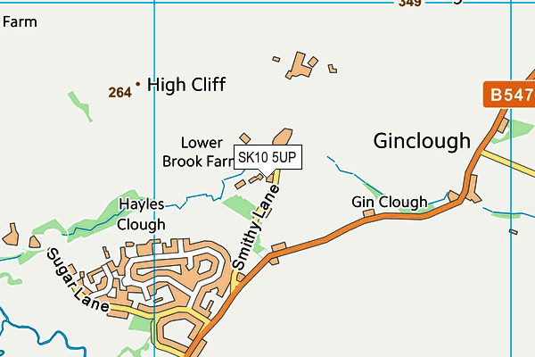 SK10 5UP map - OS VectorMap District (Ordnance Survey) SK10 5UP map - OS VectorMap District (Ordnance Survey)