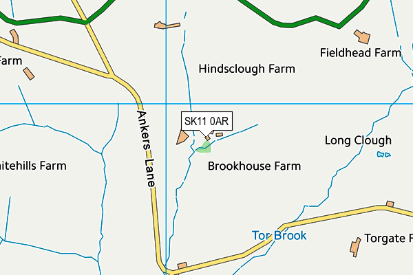 SK11 0AR map - OS VectorMap District (Ordnance Survey) SK11 0AR map - OS VectorMap District (Ordnance Survey)