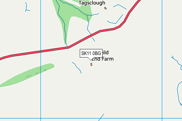 SK11 0BG map - OS VectorMap District (Ordnance Survey) SK11 0BG map - OS VectorMap District (Ordnance Survey)