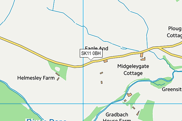 SK11 0BH map - OS VectorMap District (Ordnance Survey) SK11 0BH map - OS VectorMap District (Ordnance Survey)