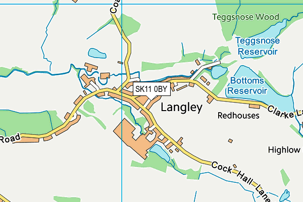 SK11 0BY map - OS VectorMap District (Ordnance Survey) SK11 0BY map - OS VectorMap District (Ordnance Survey)