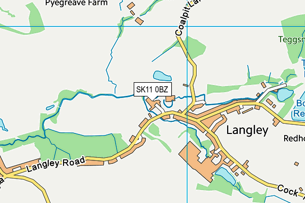 SK11 0BZ map - OS VectorMap District (Ordnance Survey) SK11 0BZ map - OS VectorMap District (Ordnance Survey)