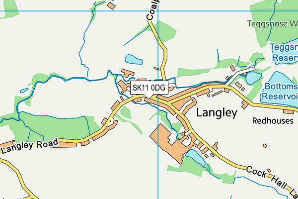 SK11 0DG map - OS VectorMap District (Ordnance Survey) SK11 0DG map - OS VectorMap District (Ordnance Survey)