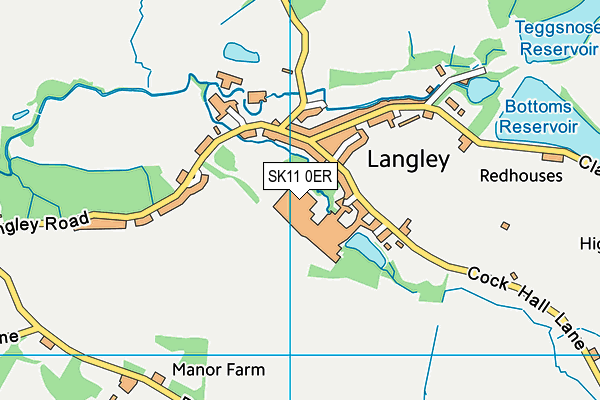 SK11 0ER map - OS VectorMap District (Ordnance Survey) SK11 0ER map - OS VectorMap District (Ordnance Survey)