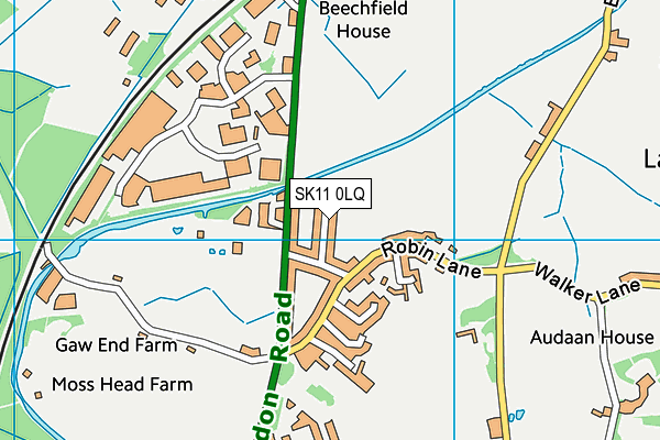 SK11 0LQ map - OS VectorMap District (Ordnance Survey)