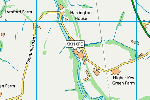 SK11 0PE map - OS VectorMap District (Ordnance Survey) SK11 0PE map - OS VectorMap District (Ordnance Survey)