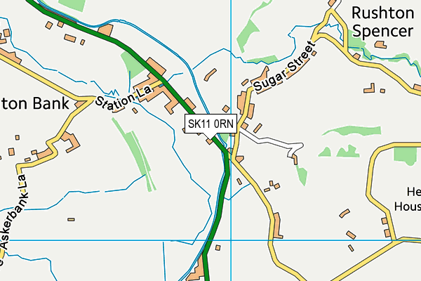 SK11 0RN map - OS VectorMap District (Ordnance Survey)