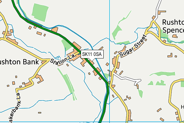 SK11 0SA map - OS VectorMap District (Ordnance Survey) SK11 0SA map - OS VectorMap District (Ordnance Survey)