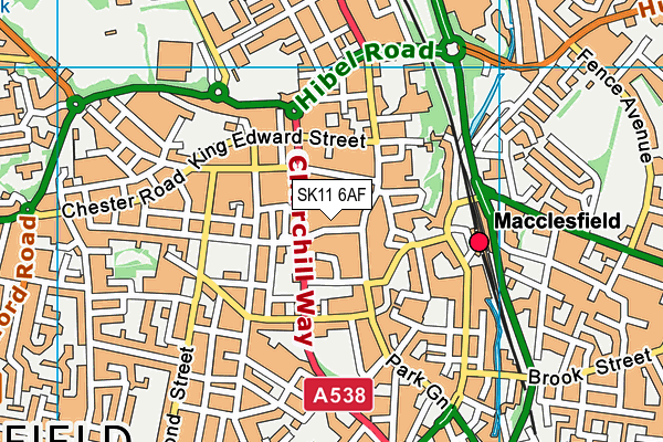 SK11 6AF map - OS VectorMap District (Ordnance Survey) SK11 6AF map - OS VectorMap District (Ordnance Survey)