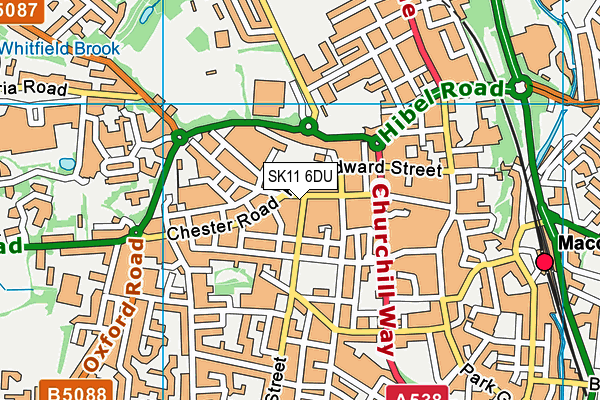 SK11 6DU map - OS VectorMap District (Ordnance Survey) SK11 6DU map - OS VectorMap District (Ordnance Survey)