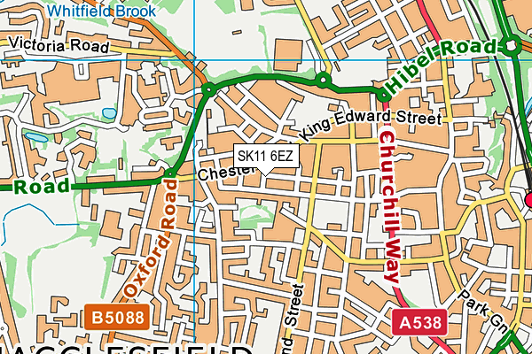 SK11 6EZ map - OS VectorMap District (Ordnance Survey) SK11 6EZ map - OS VectorMap District (Ordnance Survey)