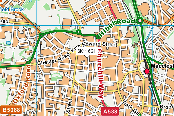 SK11 6GH map - OS VectorMap District (Ordnance Survey) SK11 6GH map - OS VectorMap District (Ordnance Survey)