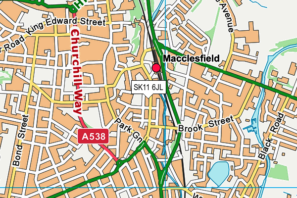 SK11 6JL map - OS VectorMap District (Ordnance Survey)