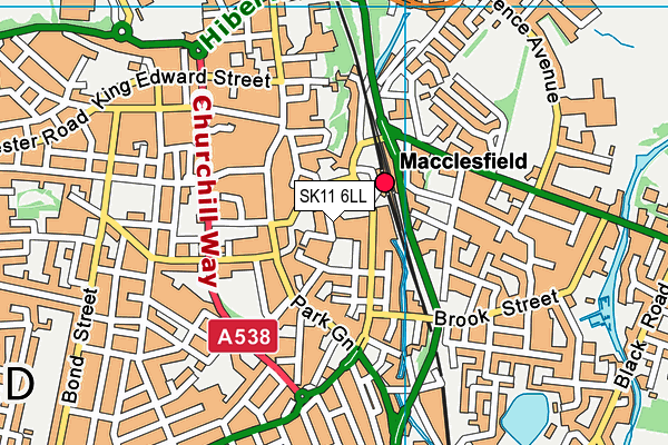 SK11 6LL map - OS VectorMap District (Ordnance Survey) SK11 6LL map - OS VectorMap District (Ordnance Survey)