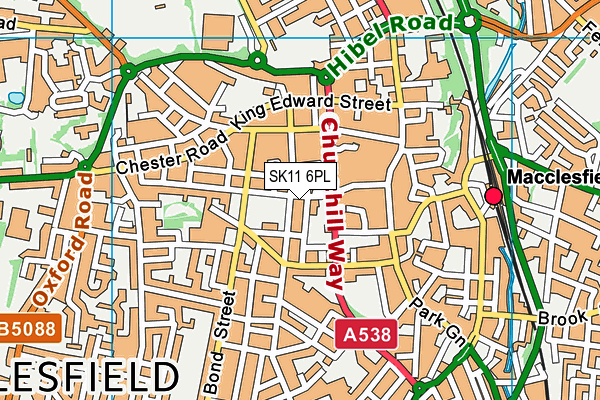 SK11 6PL map - OS VectorMap District (Ordnance Survey) SK11 6PL map - OS VectorMap District (Ordnance Survey)